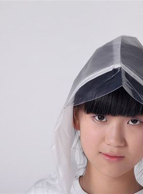 纯白色男女成人薄款半透明外卖骑行雨衣雨裤套装户外漂流分体防水