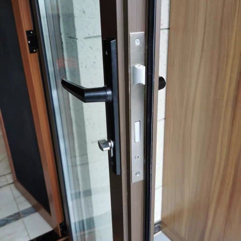 塑钢门窗配件通用型断桥多点锁体新款板手锁老式锁芯门锁9234斜舌