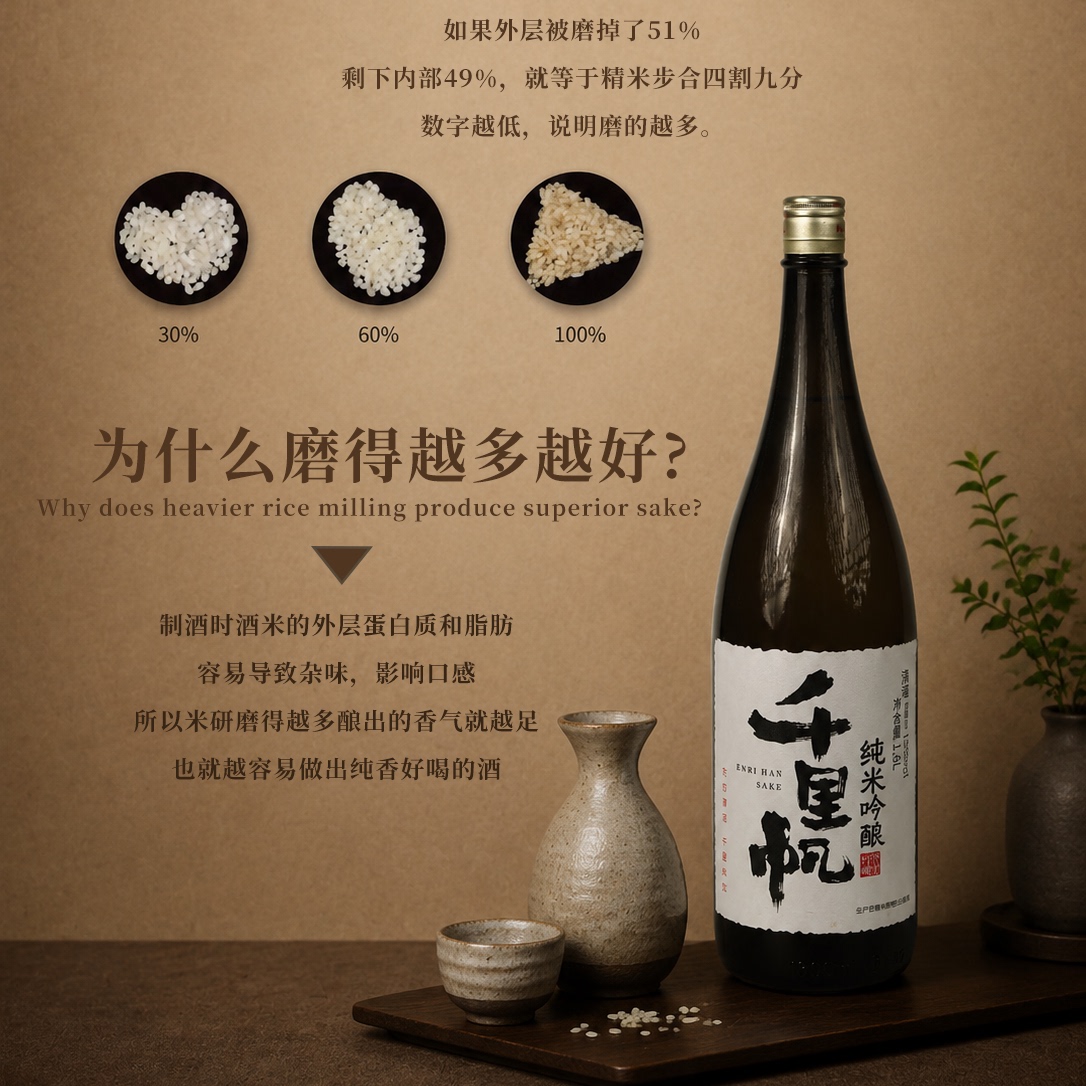 千里帆国产清酒1800ml纯米食酿造凉爽15度1.8升微醺聚会送礼