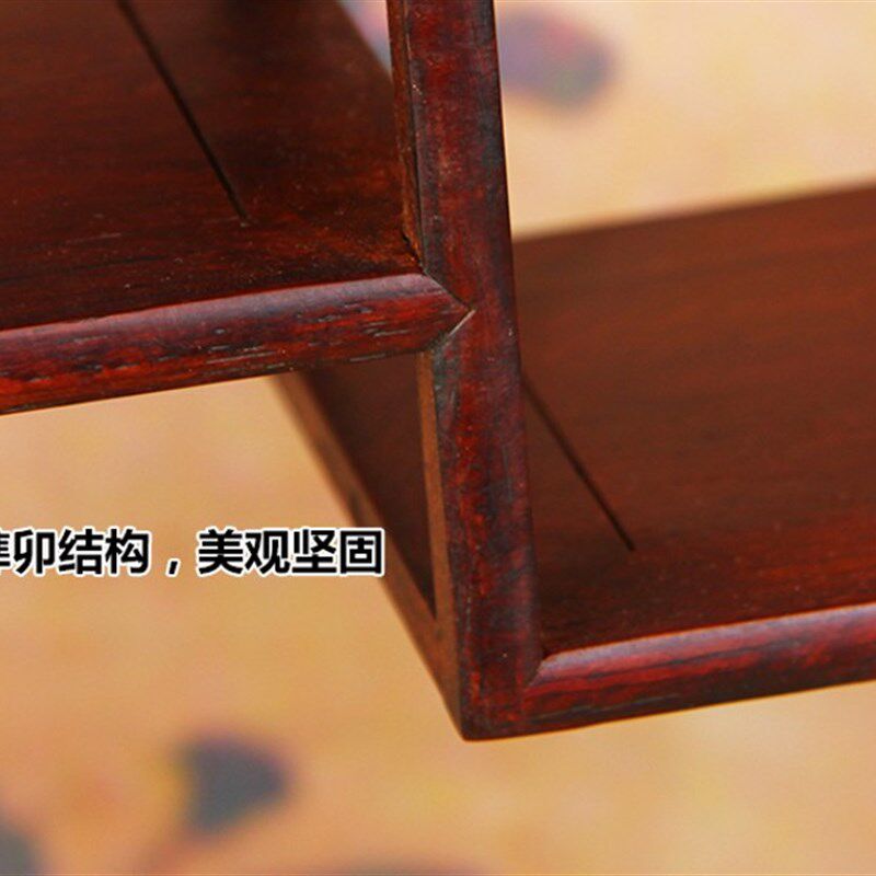 红酸枝实木博古架 茶壶紫砂壶茶具茶杯摆件收纳木架子底座多宝阁