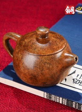 铜摆件《把把壶》客厅书房装饰品 铜工艺品  盘玩手把件 送礼礼品