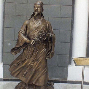石膏定制古代人物王诩鬼谷子酒圣杜康雕像商鞅孙武韩非子雕塑摆件