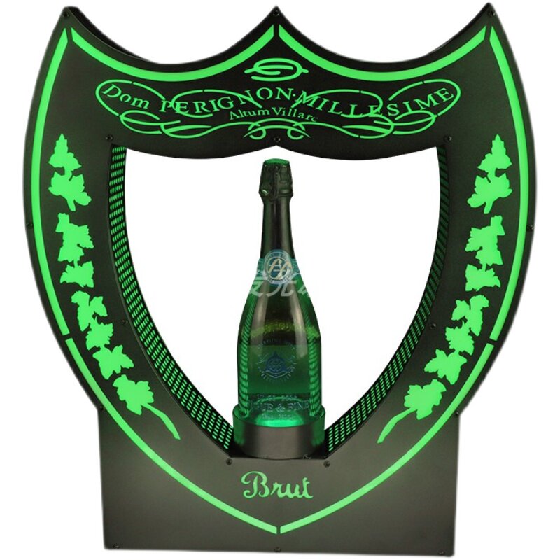 发光酒座洋酒展示架酒吧出酒道具激光酒座ktv香槟王底托黑桃a酒座