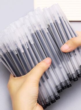 03水装  中性笔0.5mm针管圆珠笔签字笔支笔黑色