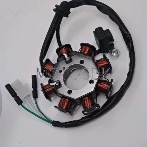 适用大阳C01/EDF/DY15B-6/大运F50-20磁电机定子线圈(8级枭锋线圈