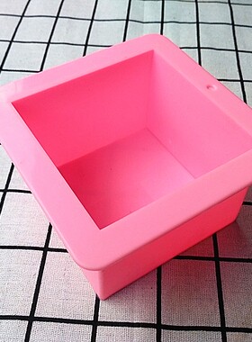 di模手工皂烘胶y具硅焙面包滴胶模具皂模正方形配木框直径9厘米