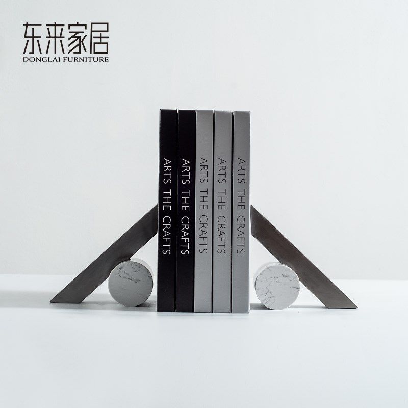 东来家居现代客厅展示柜几柜装靠摆设创意酒何大理石书档书饰摆设