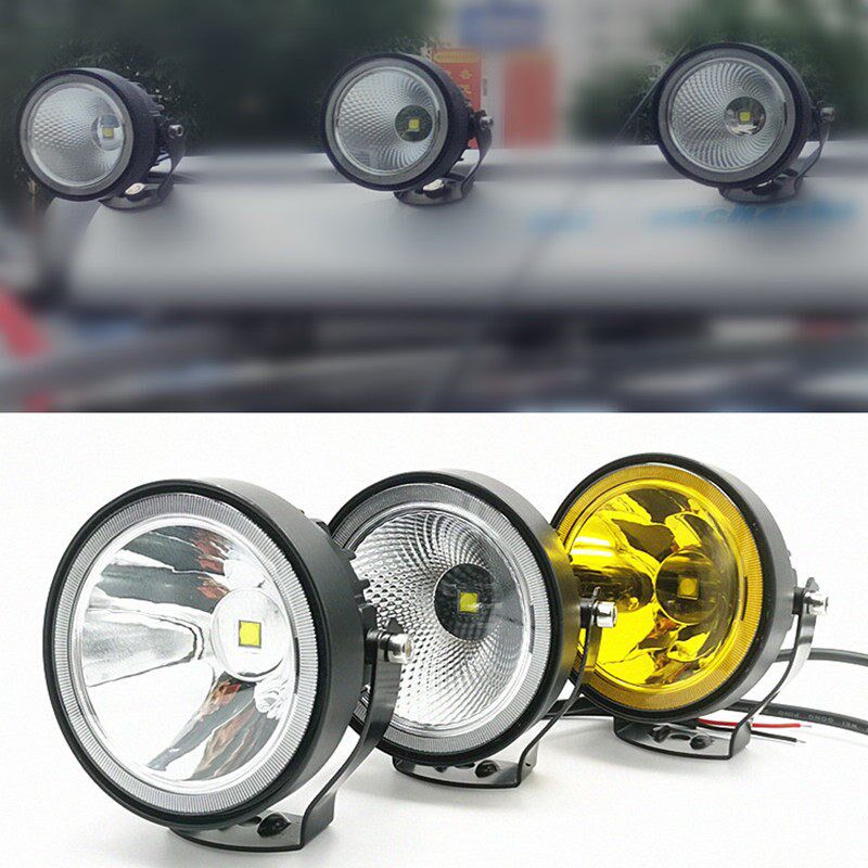 12V24V通用高亮聚光圆形3LED射灯