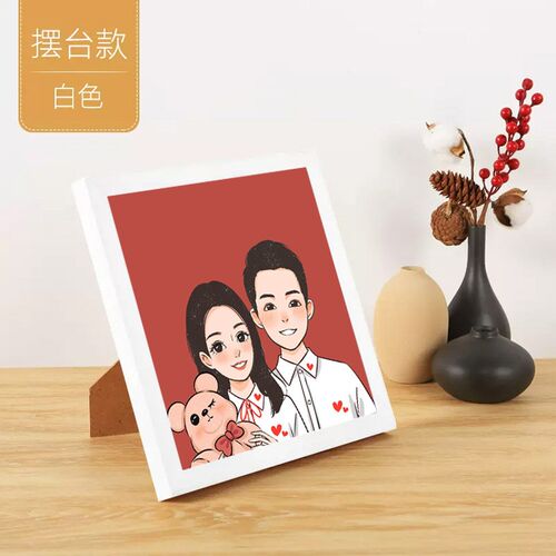 照片打印加相框定制洗片相摆成相册框架做台摆件实木挂墙