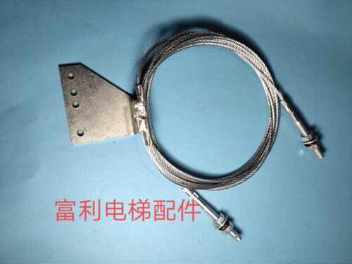 电梯配件 富士厅门联动钢丝绳装置 门绳开门宽度800/900/1000