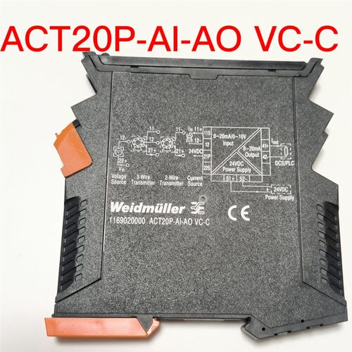 全新魏德米勒Weidmuller隔离器 ACT20P-AI-AO VC-C现货1169020000