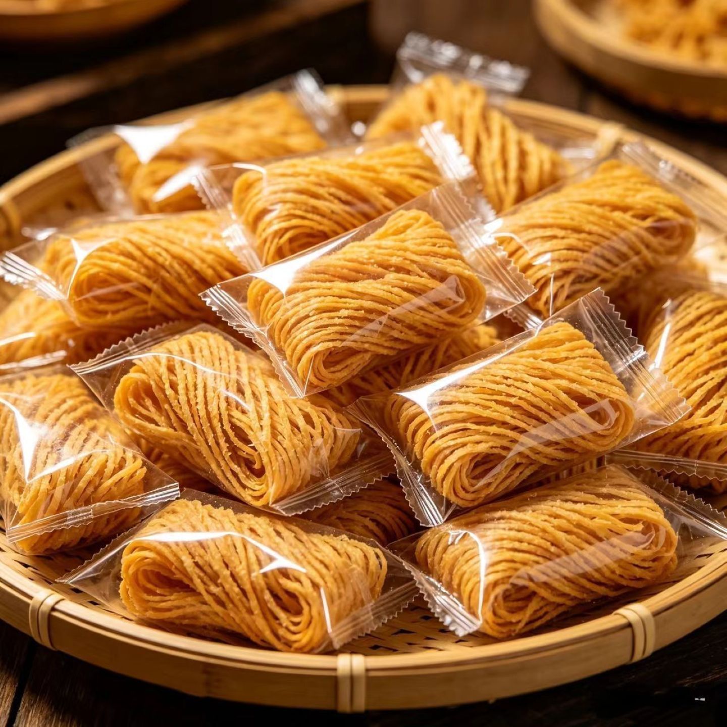 金丝馓子独立包装方便特产网红