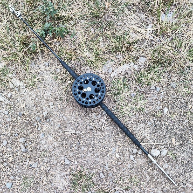 四川渔具抬钓碳素过河钓碳纤维抬钓合金过江钓垂钓套装轻巧