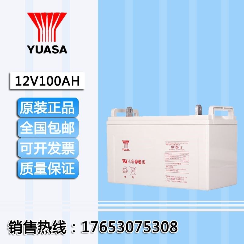 汤浅蓄电池NP100-12广东汤浅电池12V100AH UPS电源直流屏机房专用