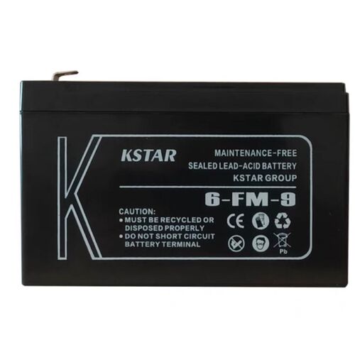 KSTAR科士达蓄电池12V9AH 6-FM-9 铅酸免维护蓄电池 UPS/EPS/应急