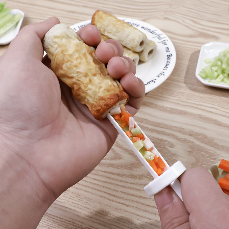 日本进口kokubo鱼糕小器内馅料制作器创意小模具厨房料理工具DIY图片