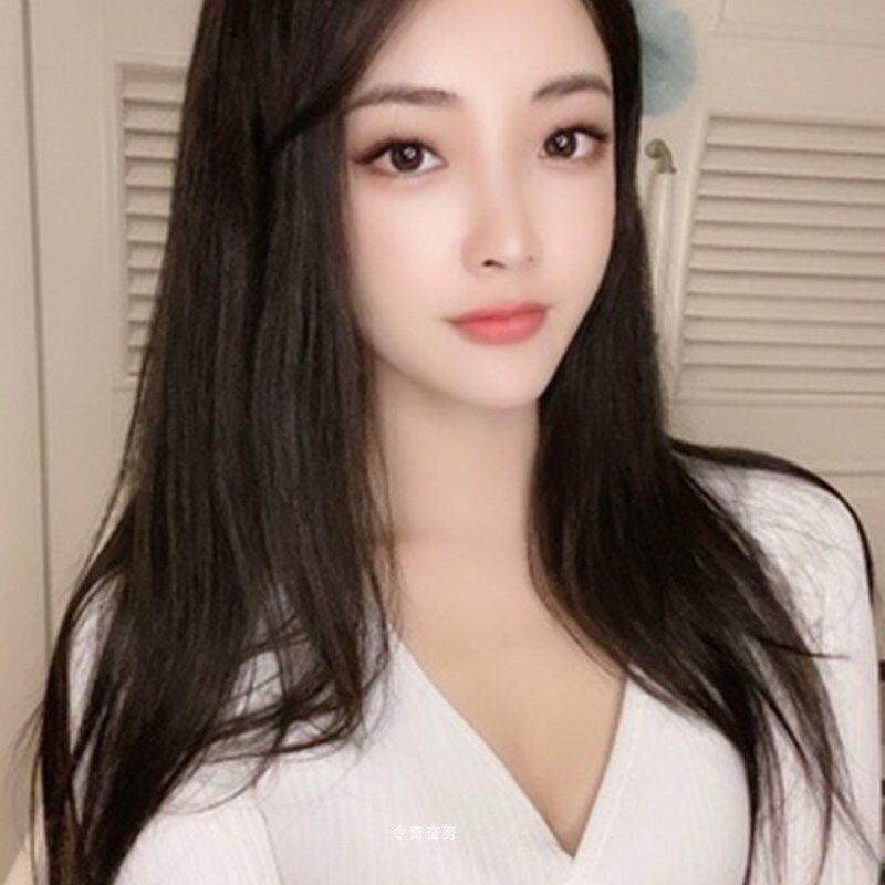假发女长直发蕾丝全手织隐形中分自然超薄全头套可扎丸子头真人发