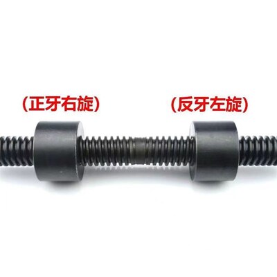 正反牙梯形丝杆左右旋t型丝杆往复螺杆Tr12 T16 T18 T20T25T30T36