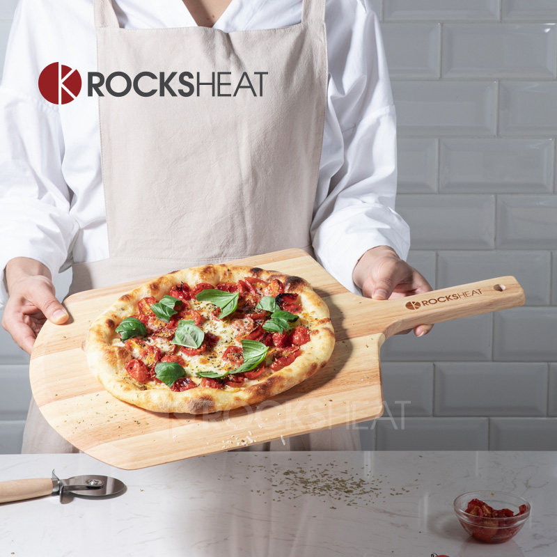 10寸12寸橡胶木铲比萨披萨铲披萨板烘焙入炉出炉器木托pizza peel