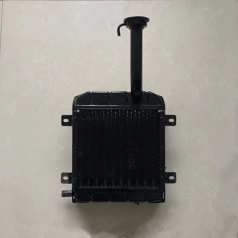 农用车循环水箱无脖四轮车铝散热器弯脖单缸柴油机散热器原厂加厚