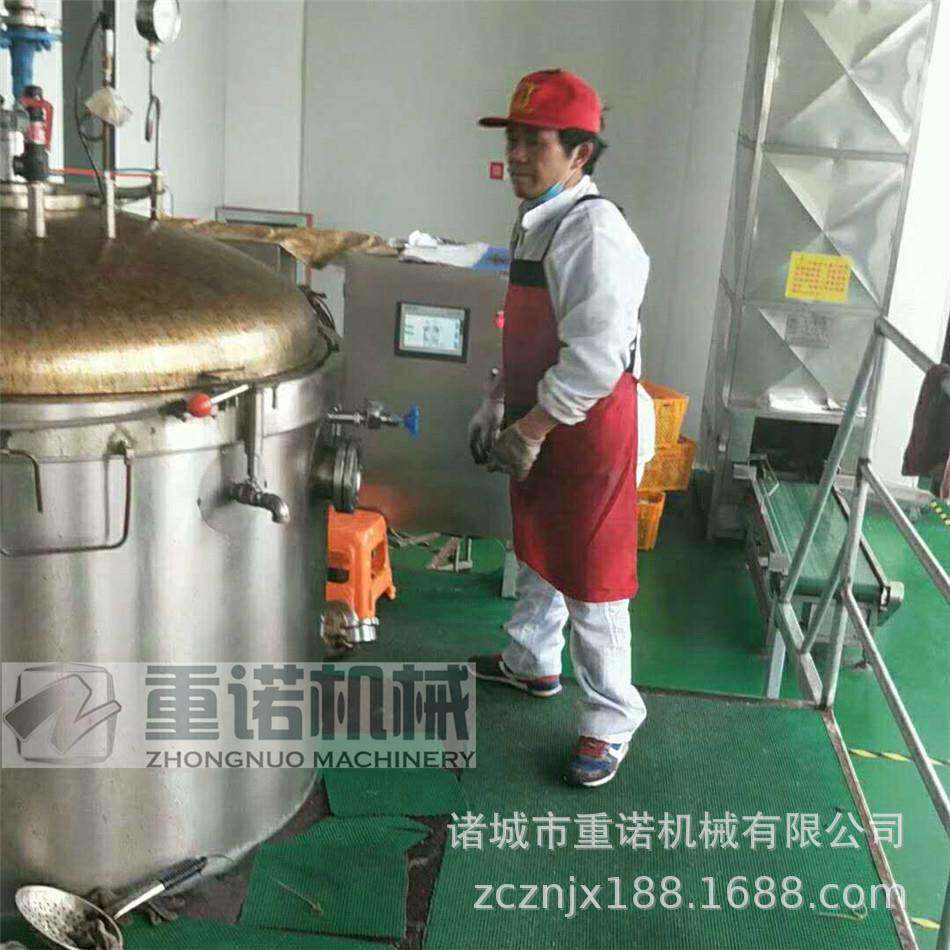 煮粽子夹层锅电加热粽子煮锅厂家直销温压粽子蒸煮锅