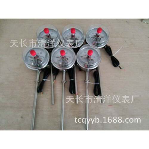 化工厂电厂用电接点双金W属温度计可调节WSSX-481WSSX-581SXS-