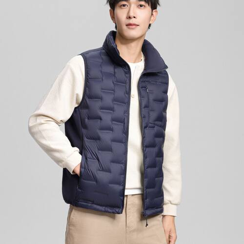 2026新款男立领羽绒内胆马甲立领轻薄羽绒服保暖内穿大码背心外套
