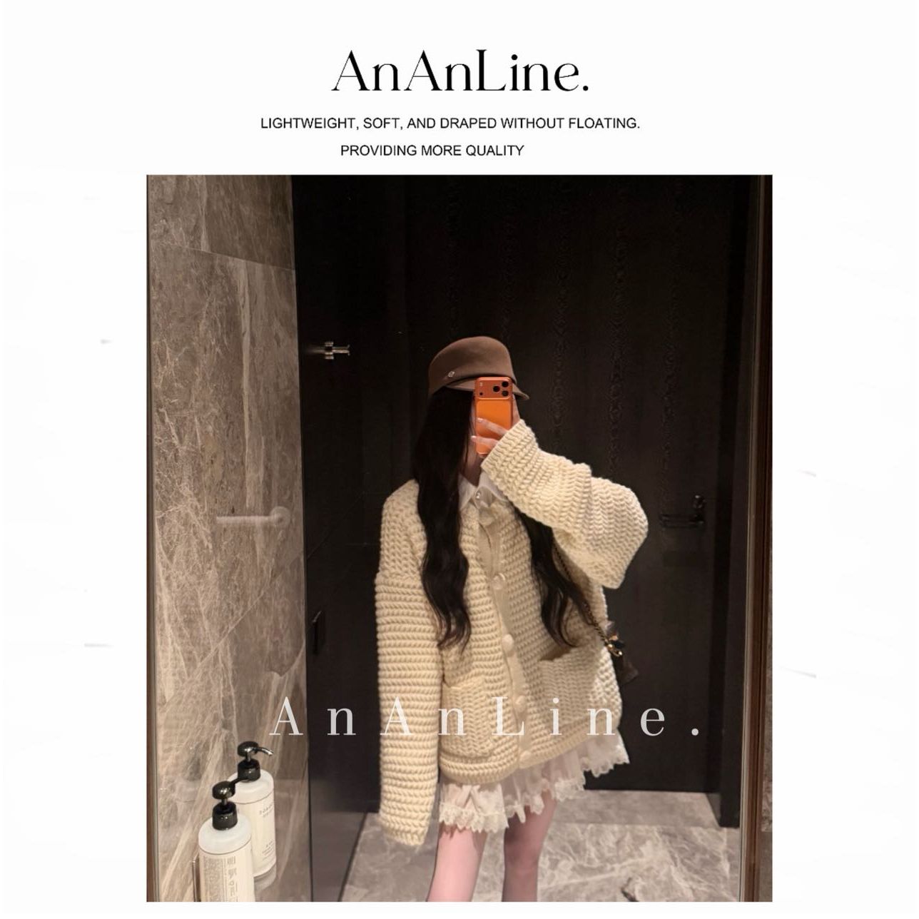 AnAnLine.【奶呼呼】手毛针织衫