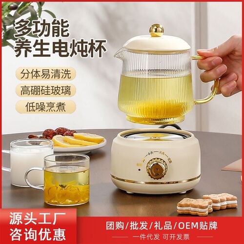 多功能养生壶茶用办公室煮花家煮 窝迷你养生杯燕礼品套装电热杯