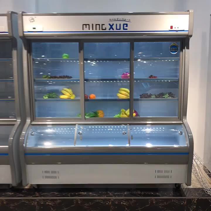 铭雪示店烧烤保鲜点菜柜冷藏冷冻商用房厨保鲜柜麻辣烫展饭柜商用