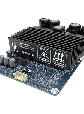 TPA3板55 2x300W 发烧HIF2数字功放2 大功率I.0 声道 立体声