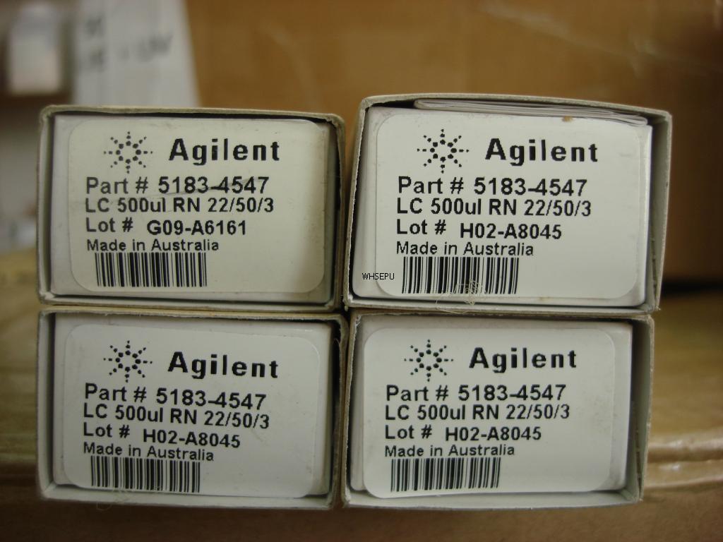 全新原装正品安捷伦液相进样针,500ul,货号:5183-4547