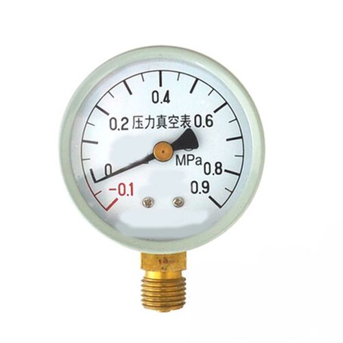 压力真空表YZ-60 径向 普通压力表 -0.1-0.9MPa