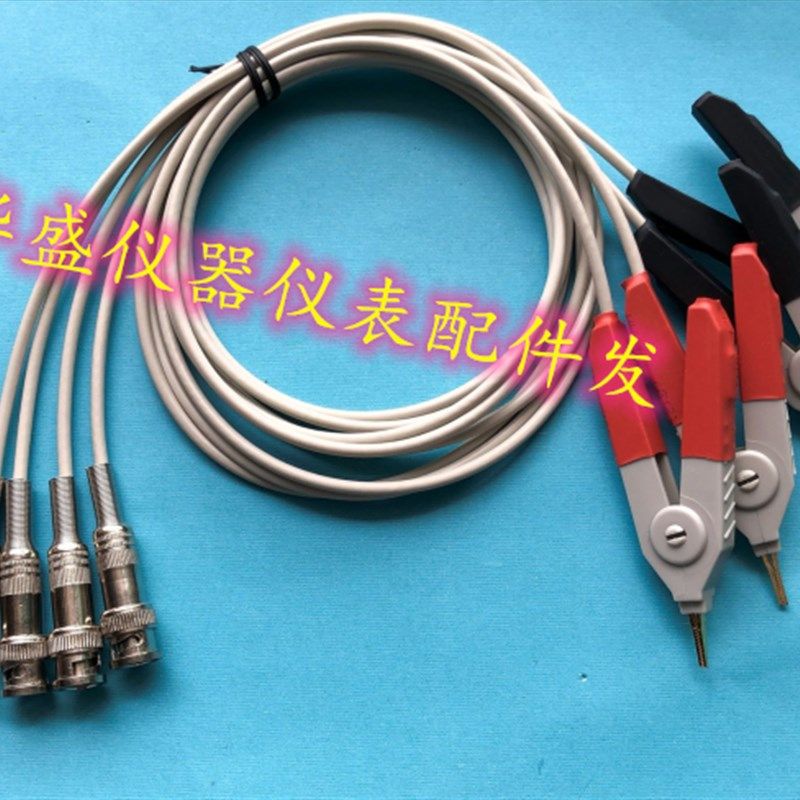 常州安柏配件ATL501D米电阻测试线AT516/512电阻测试开尔文测试夹