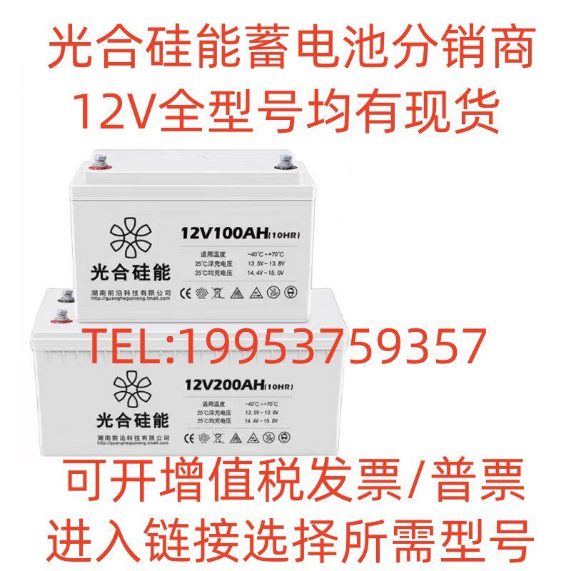 光合硅能蓄电池12V18AH24AH38AH40AH60AH65AH100AH直流屏UPS专用