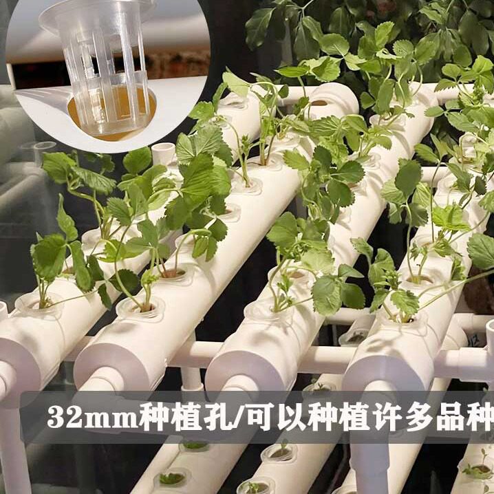 管道种菜机家庭阳台无土栽培设备自动化水培蔬菜水耕种植架鲁威