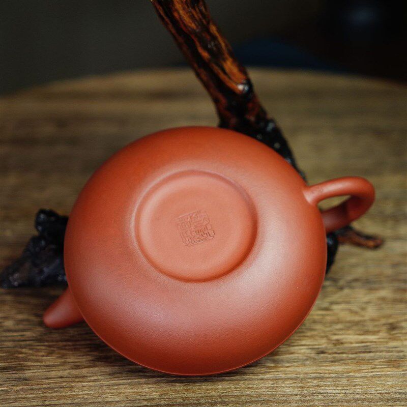 线圆壶原矿清水泥宜兴紫砂壶茶具茶道名家传手工S文玩茶器陶器茶