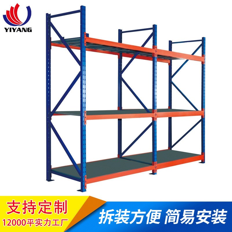 中型仓储货架 多k功能轻型货架置物架 小型仓库可拆装铁货架