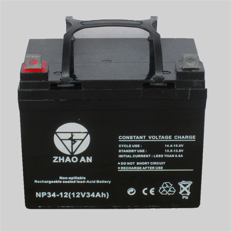12V34AH蓄电池  UPS电源 直流屏 太阳能12V33AH免维护铅酸电瓶