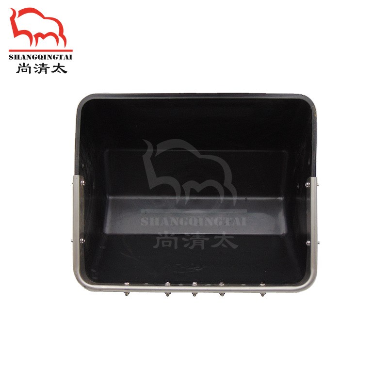 塑料母猪食槽 不锈钢包边料槽 产床配套食槽 .猪用喂食器