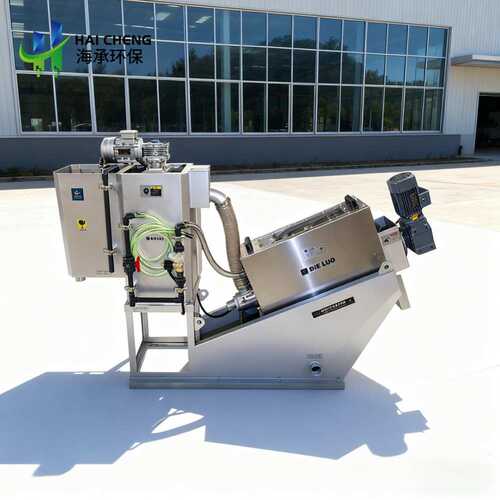 Screw-type sludge dewatering machine Solid Liquid Separator
