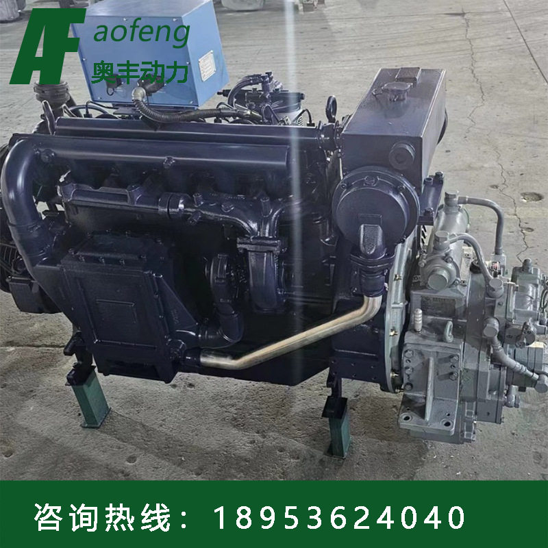 道依茨船机WP6C22-23发动机船用主机发达120船用齿轮箱3:1柴油机