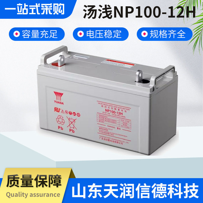 汤浅蓄电池NP100-12H12v100ah直流屏ups电源服务器机房备用免维护