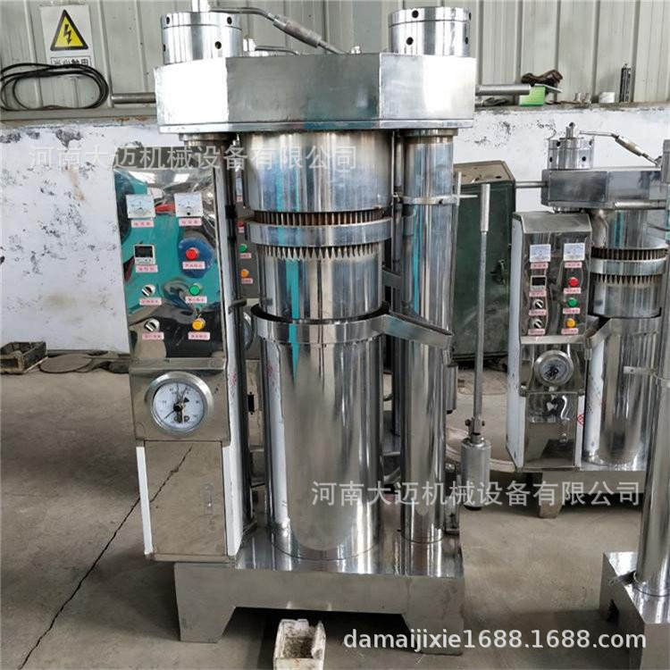 供应液压榨油机 芝麻香油机 核桃亚麻籽榨油设备 油质好物理压榨