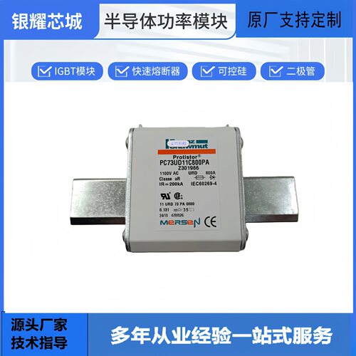 PC73UD11C800PA     Z301966直流快速熔断器IGBT可控硅晶闸管