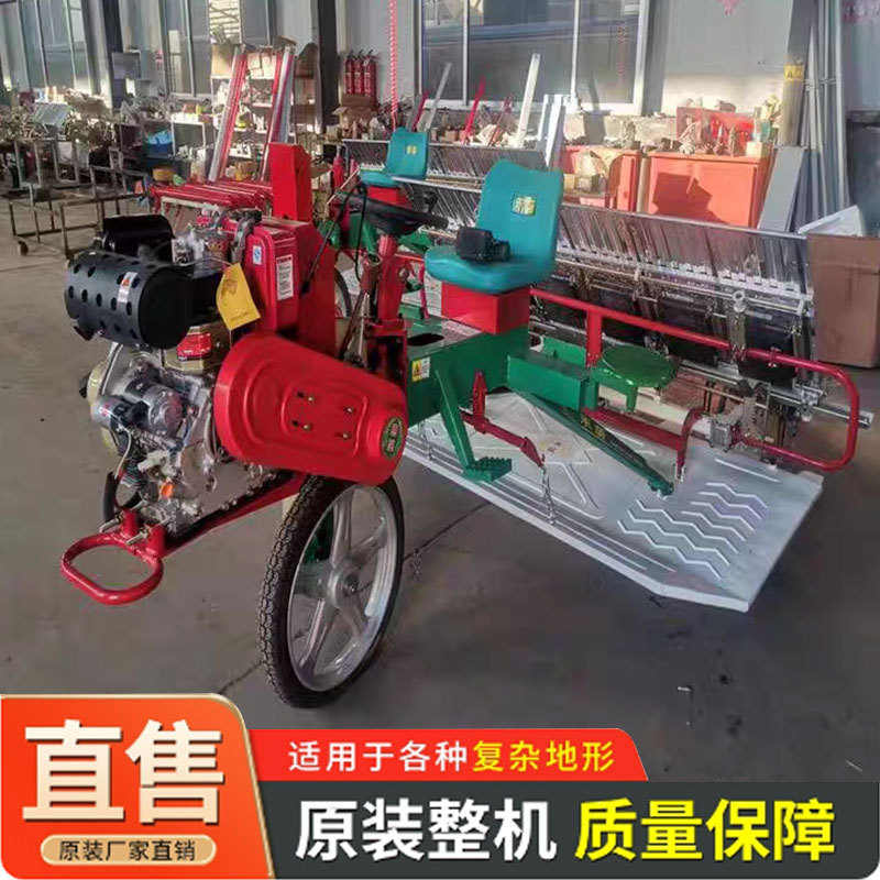 小型手摇两行水稻插秧机
