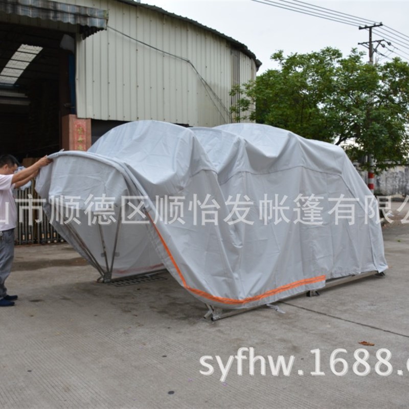 个性实用时尚折叠停车蓬户外汽车车库遮阳篷高Q级小车棚半自动车