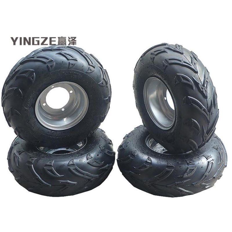 自制四轮卡丁车沙滩车改装配件7寸轮胎16X8-7寸真空轮胎轮毂
