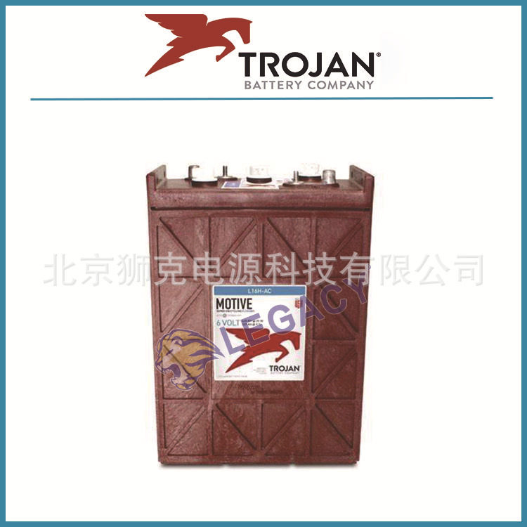 Trojan邱健蓄电池L16H-AC/6V435AH曲臂车,升降平台,搬运车电池