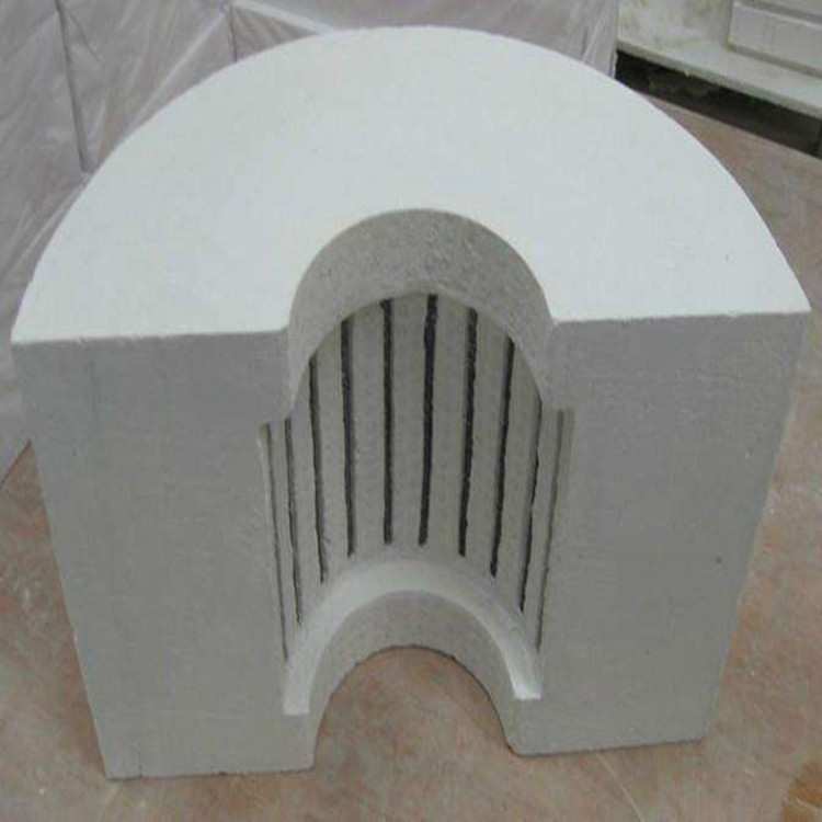 内胆圆形陶瓷纤维炉膛加热器 管道加热炉用陶瓷纤维康泰尔加热器